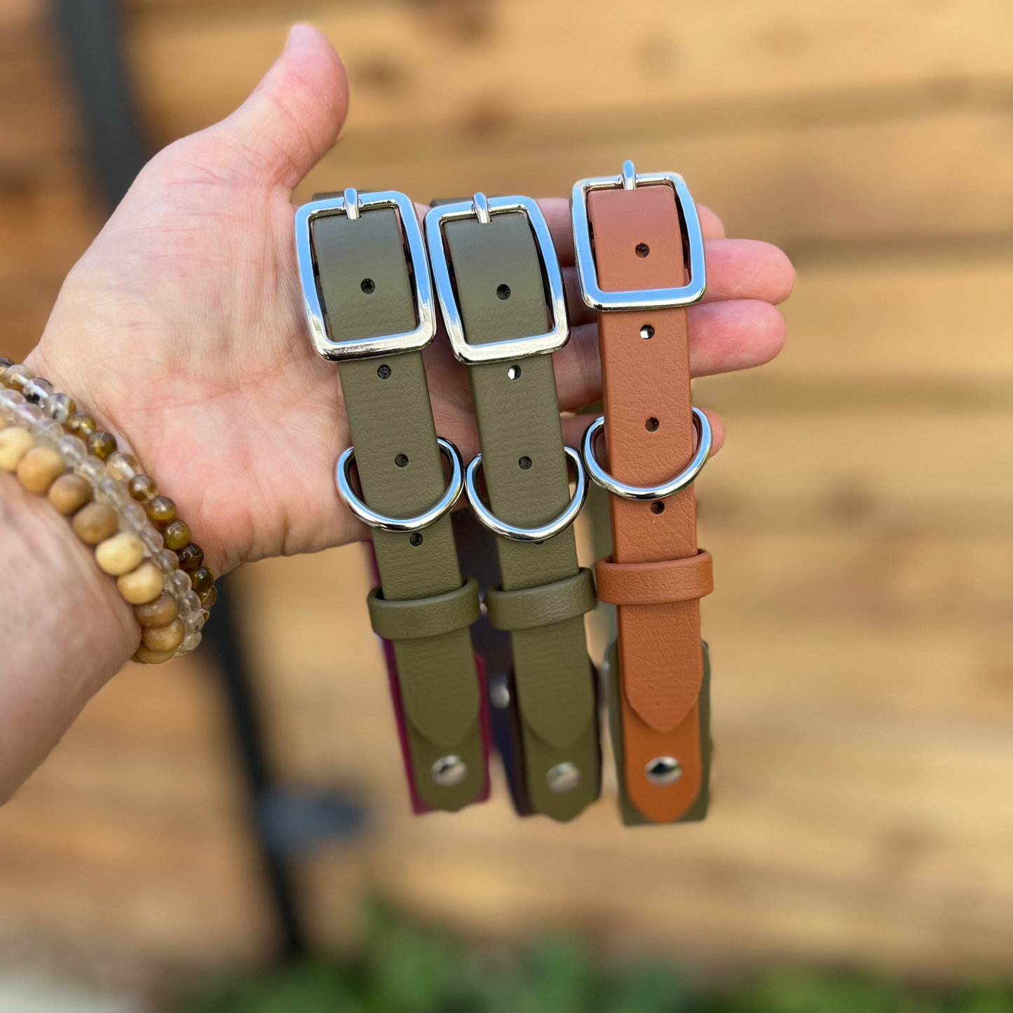 Biothane Classic Buckle Layered Two Tone Collar