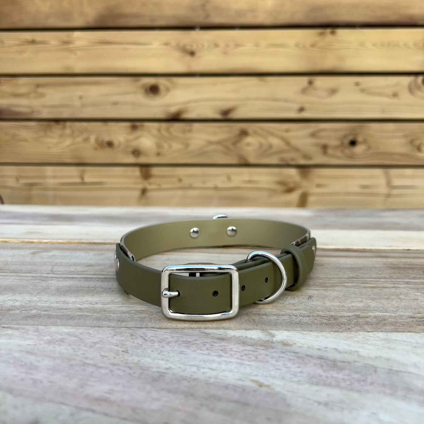 Biothane Classic Buckle Layered Two Tone Collar