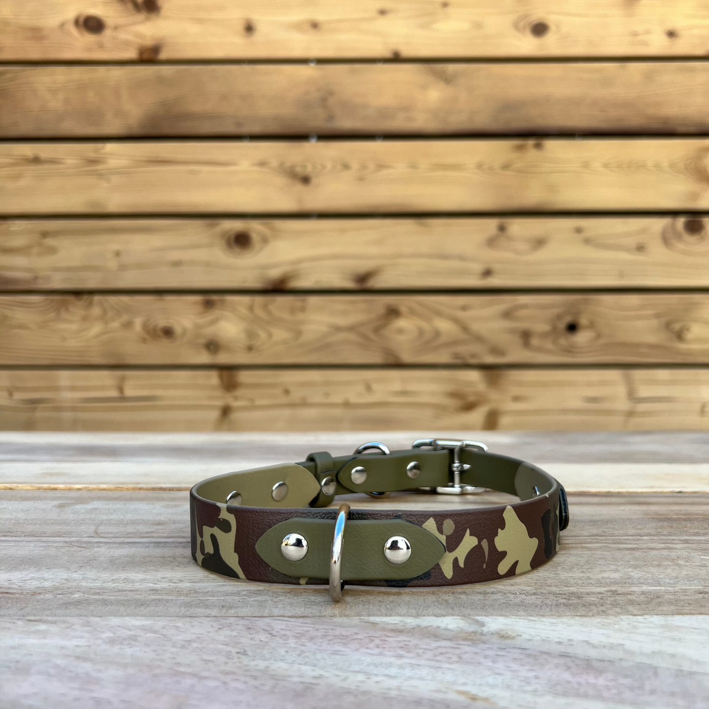 Biothane Classic Buckle Layered Two Tone Collar