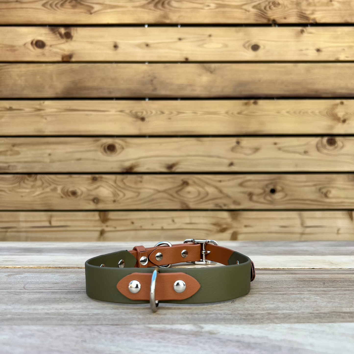 Biothane Classic Buckle Layered Two Tone Collar