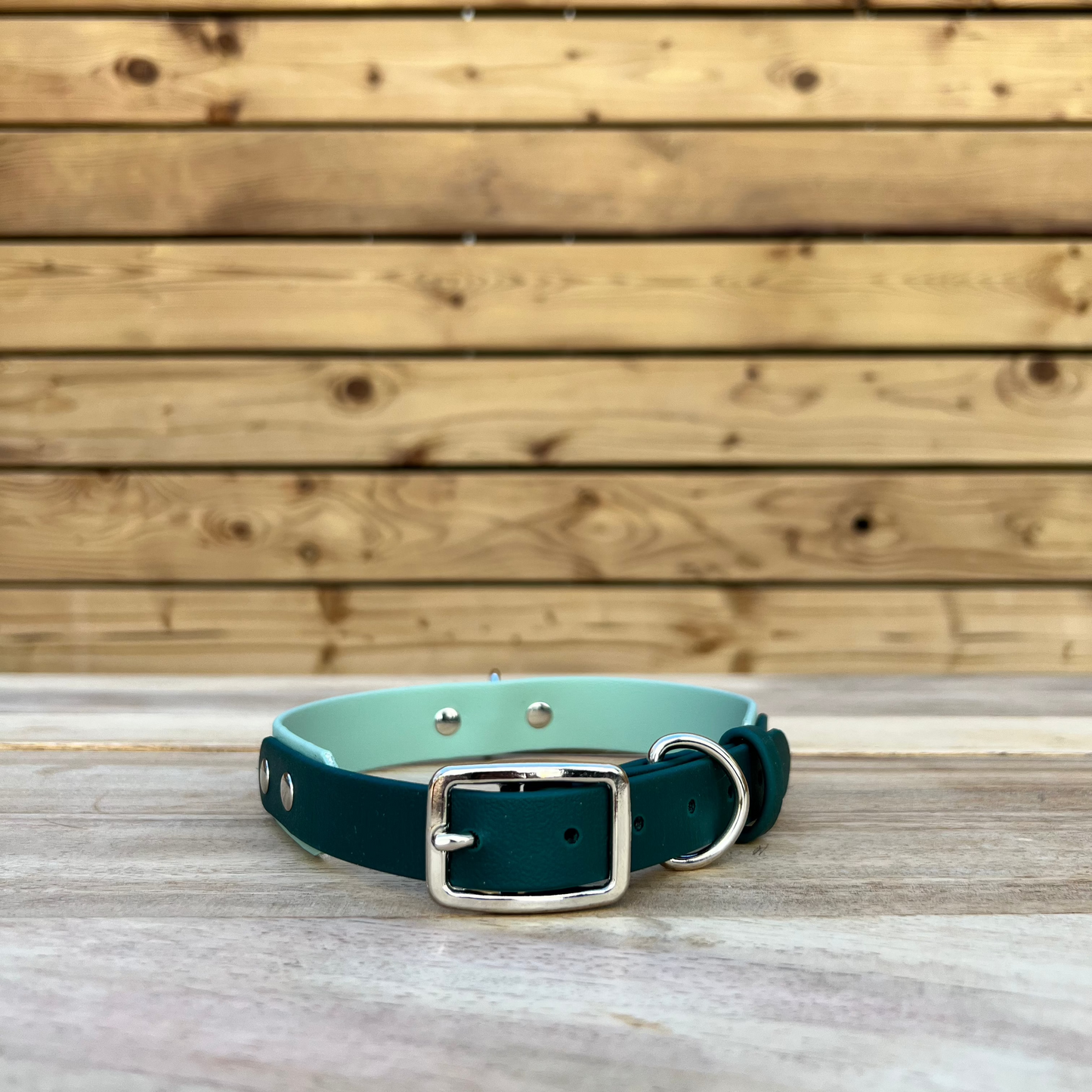 Biothane Classic Buckle Layered Two Tone Collar