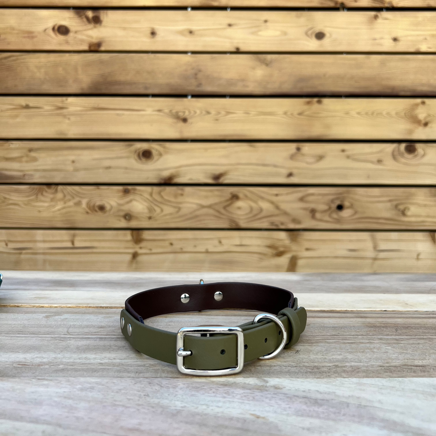 Biothane Classic Buckle Layered Two Tone Collar