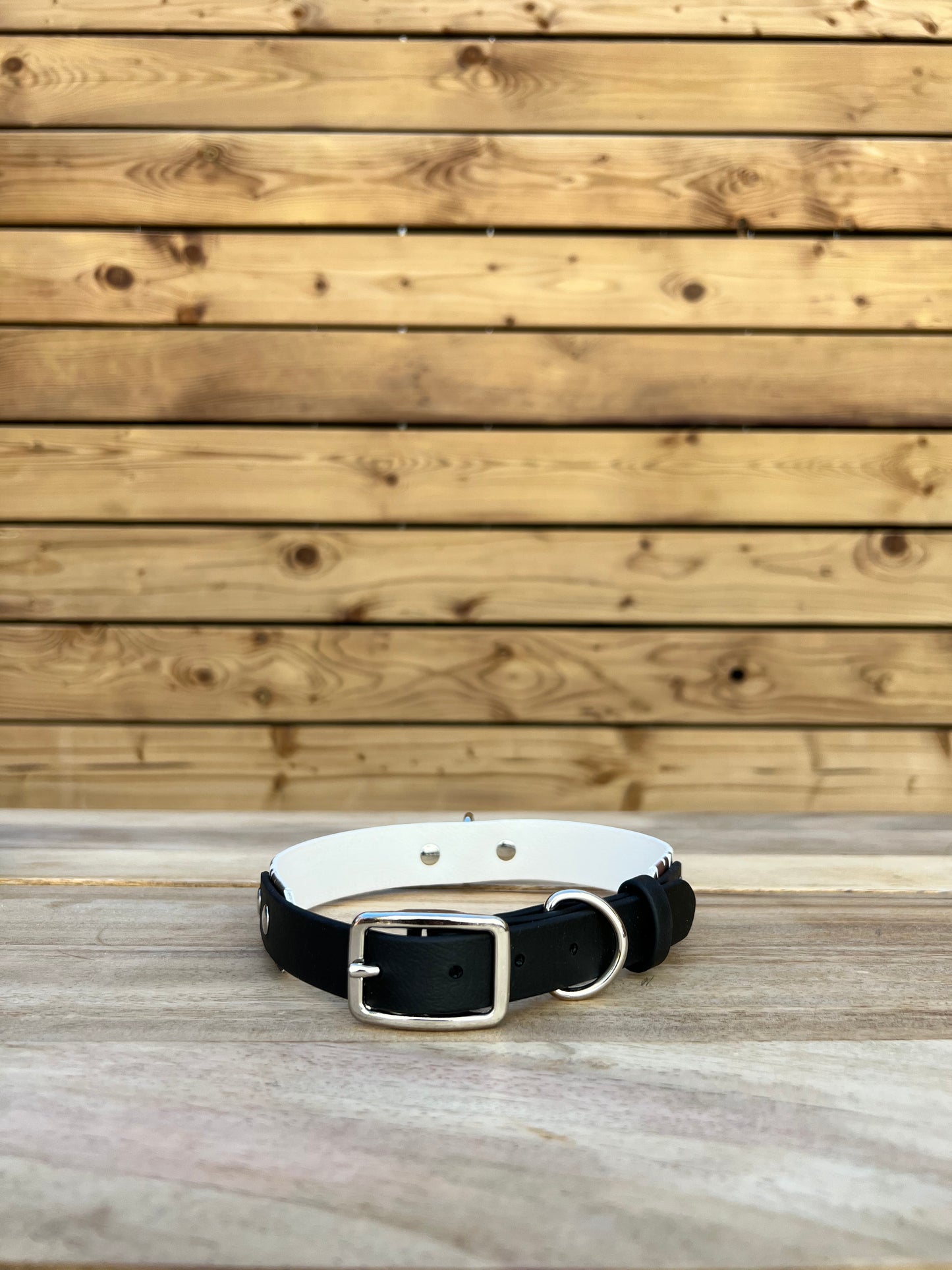 Biothane Classic Buckle Layered Two Tone Collar