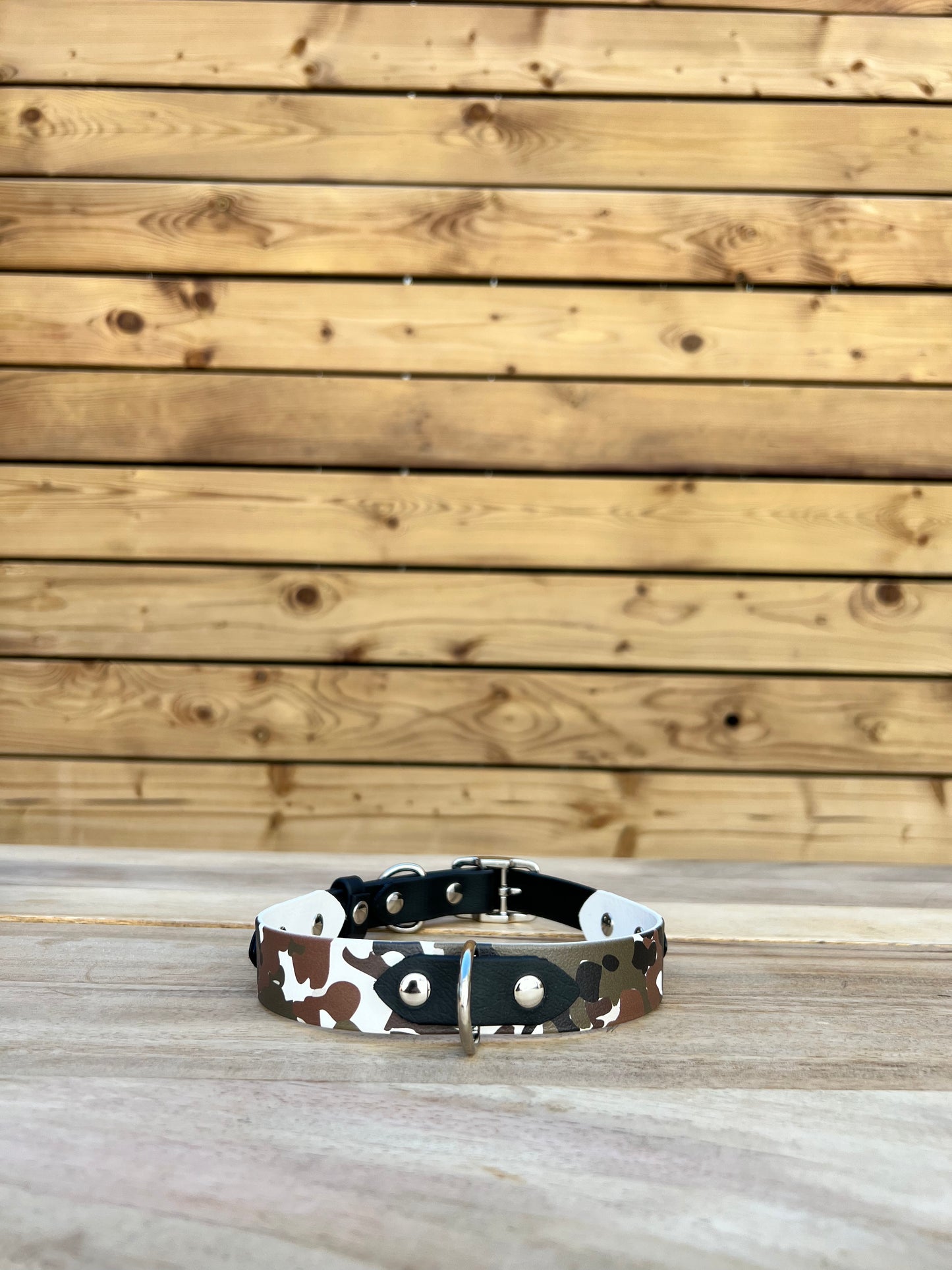 Biothane Classic Buckle Layered Two Tone Collar